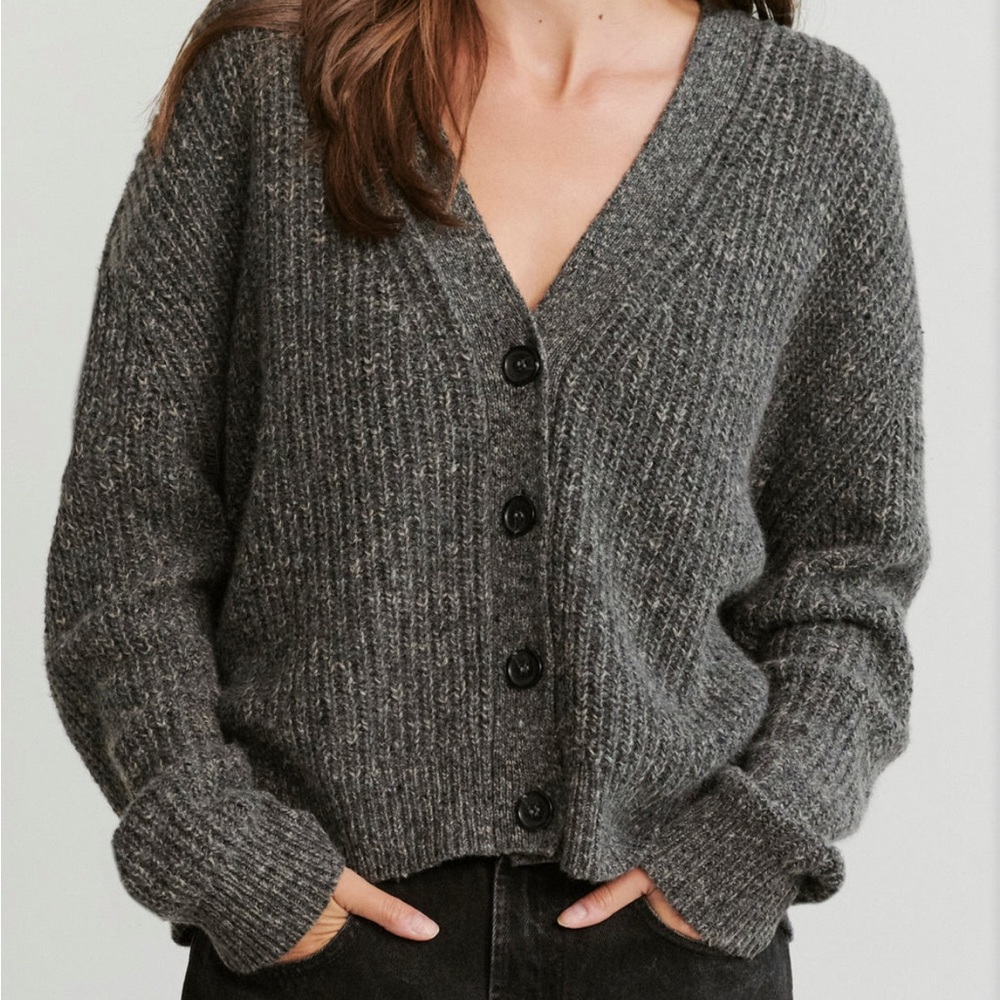 Jenni Kayne cropped cashmere cocoon cardigan